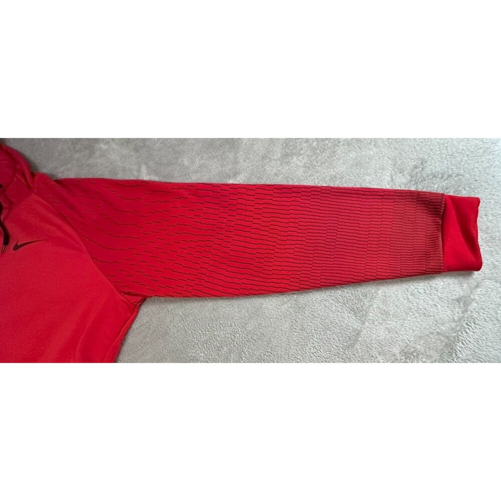 Nike Dri-FIT Pullover Hoodie Men’s 2XL Red Athletic Performance Swoosh - Picture 5 of 12
